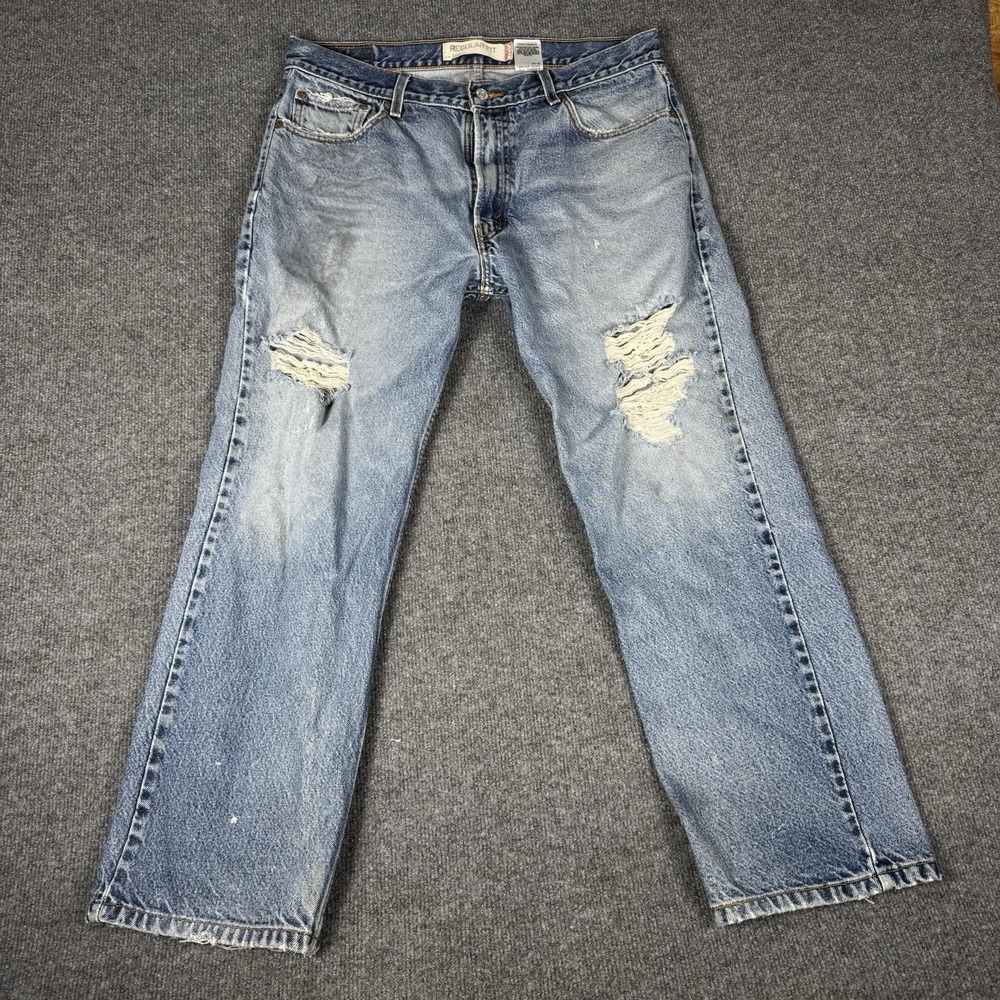 Vintage Levi's 505 Distressed‎ Denim Jeans 36x29